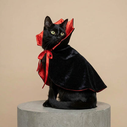 Cape de Vampire — Costume Dracula pour Chat & Petits Animaux